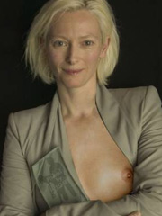 Tilda Swinton nude .